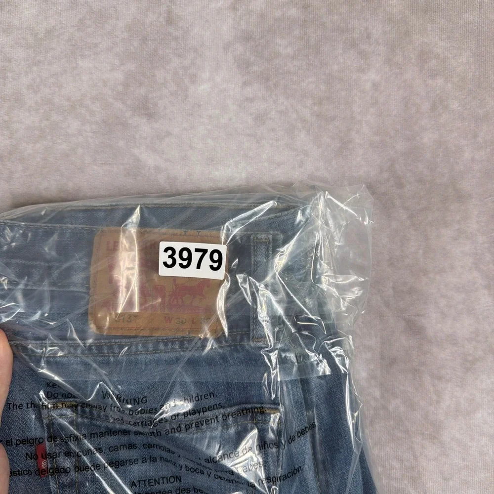 Levi's 513 Slim Straight Jeans Medium Wash Denim W30 L32 Blue Mens Casual Pants